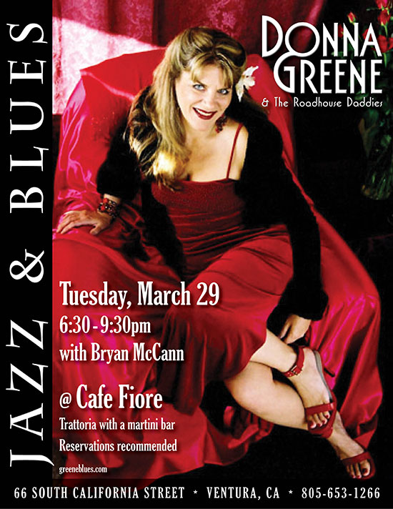 Donna Greene at Cafe Fiore