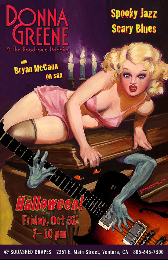 Halloween with Donna Greene & The Roadhouse Daddies at Squashed Grapes